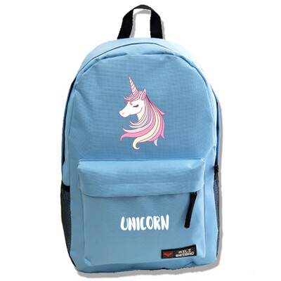 

Personalised Kids Backpack Unicorn Girls Back To School Bag