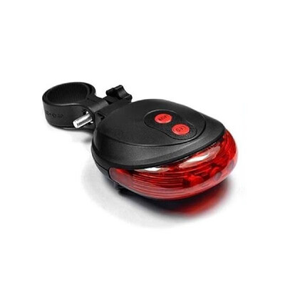 

5 -E-D 2 Lottomr Bike Light Rear Tail Cycling Safety Warning Flashing Lamp