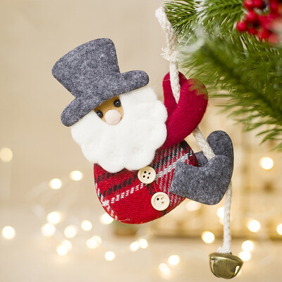 

〖Follure〗Creative Santa Claus Christmas Bell Doll Decoration For Home Xmas Tree Kid Gift