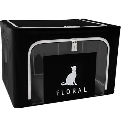 

Toponeto Foldable Storage Bags Clothes Blanket Quilt Closet Organizer Box Oxford Cloth