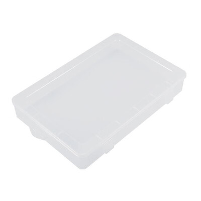 

Portable Rectangle Transparent Lastics Box Hardware Parts Tools Screws Storage Box