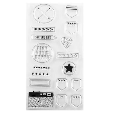

Silicone Transparent Seals Clear Stamps for DIY Scrapbooking Photo Album
