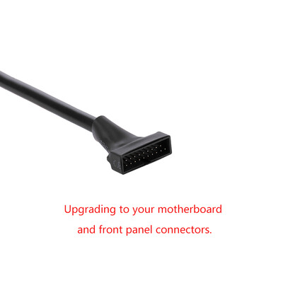 

19Pin USB 30 Male To USB 20 9 Pin Female Motherboard Cable Housing Adapter Line Converter