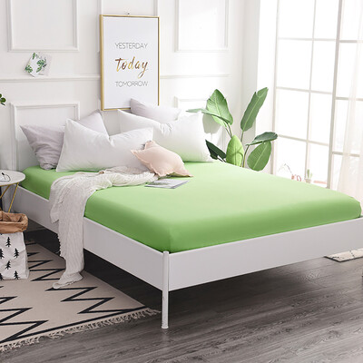 

Toponeto Fitted Sheet Bedding Cover Bed Sheet Soft Comfort Solid Color