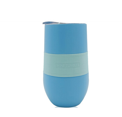 

Olyee Leather Case Stainless Steel With Lid Mug Hand Cup Coffee Cup320ml Hand-held U-shaped Eggshell Cute Water Cup