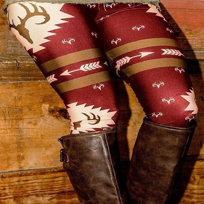 

AliExpress eBay Europe&the United States new Christmas Halloween camouflage print explosions outdoor high-elastic leggings wom