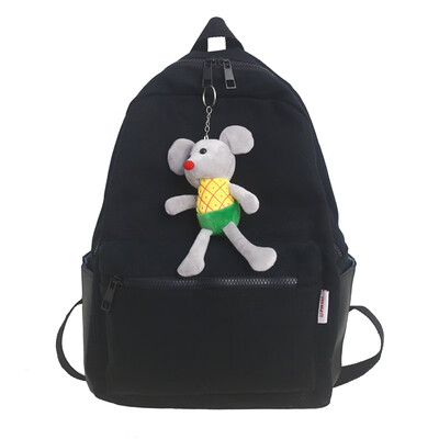 

Schoolbag female Korean high school tide brand ins wind Hyun-a Kim backpack small fresh ins Harajuku college students backpack Mor