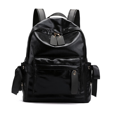 

Double - shoulder backpack womens backpack Korean edition fashion students bag ins super - fire capacity