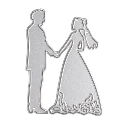 

Metal Bride Groom Wedding Cutting Dies Stencils For DIY Scrapbooking