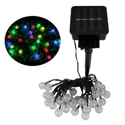 

LEDs String Lights Solar Powered Energy Sensitive Light Control Outdoor Landscape 8 Modes Rope Fairy String Lamp IP66 Water Resis