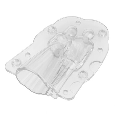 

Greensen New Plastic 3D DIY Bride & Groom Figure Mould Chocolate Handmade Mold Cake Decoration
