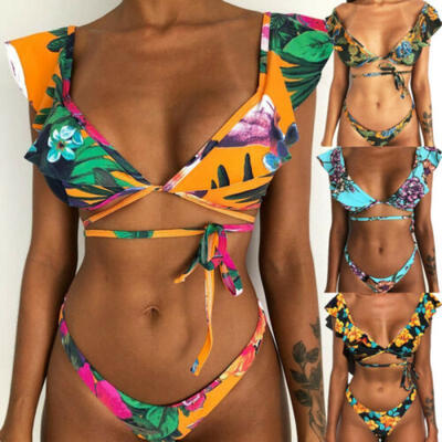 

Women Bikini Set Push-up Padded Bra Swimsuit Swimwear Beachwear Bathing Suit Hot