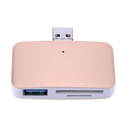 

2 in 1 Slot USB 30 HUB with SDTF OTG Card Reader for PC Phone Laptop