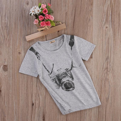 

Cute Newborn Toddler Infant Kids Baby Boy Clothes T-shirt Tops