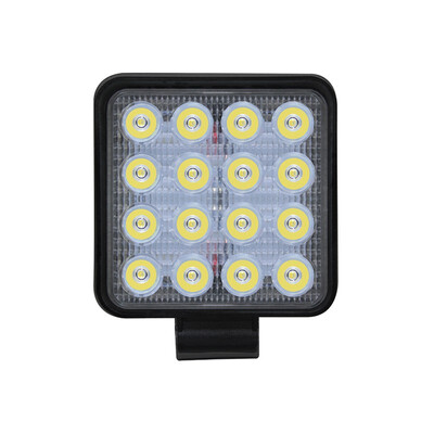 

Car working led light bar 6000k super bright roof light car inspection lamp headlights 12v 27w 48w auxiliary lamp spotlight