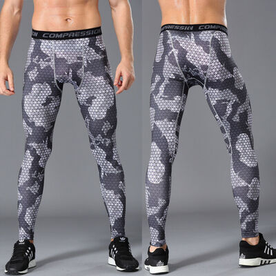 

Men Thermal Compression Tight Base Layer Pants Long Leggings Gym Sport Trousers
