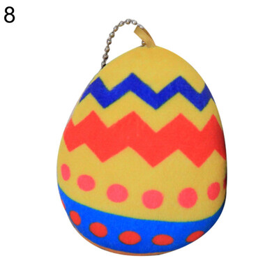 

Lovely Colored Easter Egg Pendant Plush Toy Children Gift Party Home Decoration