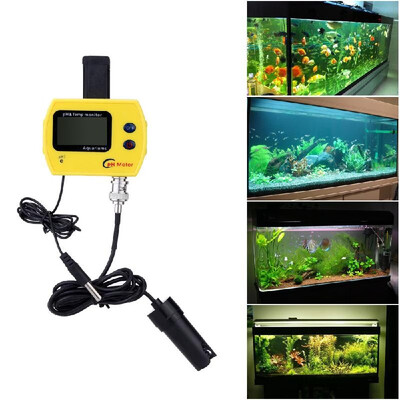 

Professional High Precision Portable Online pH Meter for Aquarium Acidimeter Water Quality Analyzer pH & TEMP Meter Measure Hous