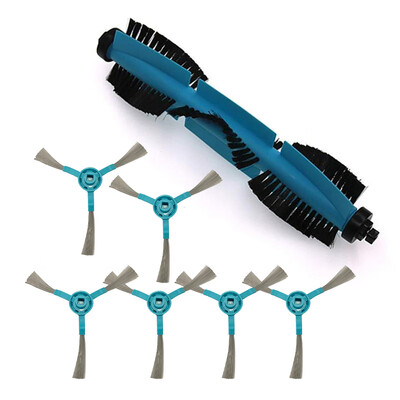 

6pcs Side Brush 1pc Main Brush Vacuum Parts & Accessories Fits For Conga 3090