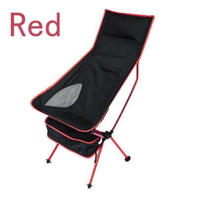 

〖Follure〗Outdoor Portable Camping Aluminum Stool Outdoor Back Folding Chair Fishing