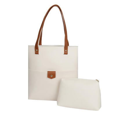 

2pcsset Fashion Teenage Girl PU Leather Shoulder Bags Clutch Crossbody Bag