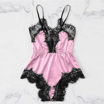 

Sexy Womens Lace Nightwear Mini Dress Babydoll Underwear Lingerie Sleepwear