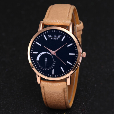 

Luxury Brand Leather Quartz Watch Women Men Ladies Fashion Wrist Watch Wristwatches Clock relogio feminino masculino &Ff
