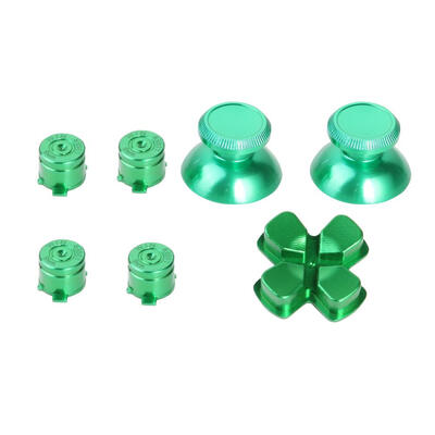 

Metal Thumb Stick Grip Cap Bullet Buttons Set Kits for Sony PS4 Controller