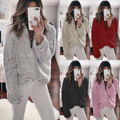 

US Fashion Women Casual Loose Tops Sweatshirt Jumper Ladies Pullover Hoodies