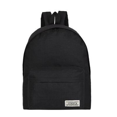 

Tailored Student Solid Color Canvas Backpack Bag Fashion Travel College Style Backpack