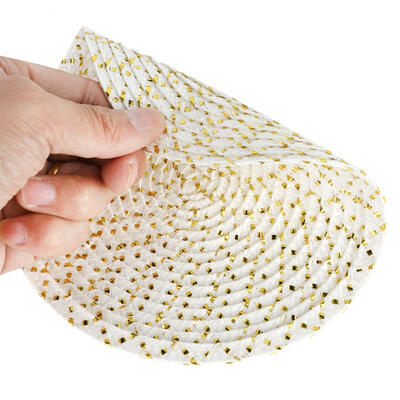 

Greensen Anti-slip PP Weave Cup Pad Anti- heat Mat Insulation Pad Home Table Decor