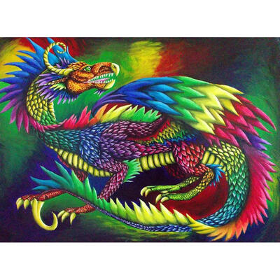 

5D DIY Full Drill Diamond Painting Dragon Cross Stitch Embroidery Mosaic