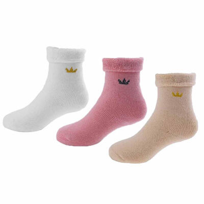 

3 Pairs Winter Baby Infant Terry Thick Middle Length Cotton Floor Socks