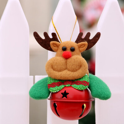 

New Fashion Christmas Decoration Accessories Christmas Tree Doll Bell Old Snowman Christmas Gift Decoration