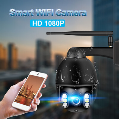 

〖Follure〗WiFi PTZ Dome Camera 1080P Security IP IR Camera Night Vision 4X Optical Zoom US