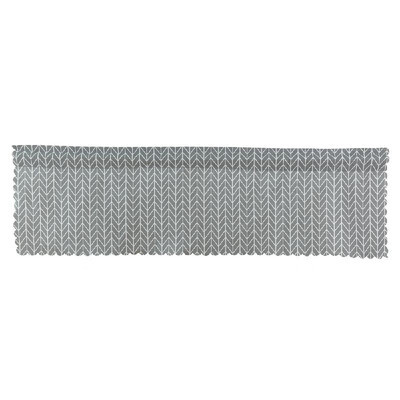 

Valance Grid Stripe Style Blackout Window Curtain Valances Short Semi-Sheer Curtains Rod Pocket Window Drapes for Kitchen Balcony