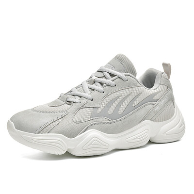 

Wearable&comfortable mens shoes sports shoes thick bottom ins old shoes fashion super fiber mesh running shoes tide