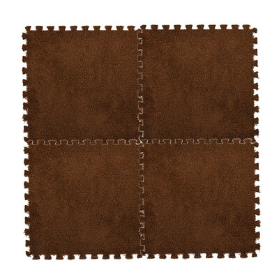 

Gobestart 3030cm Kids Carpet Foam Puzzle Mat EVA Shaggy Velvet Baby Eco Floor 7 colors