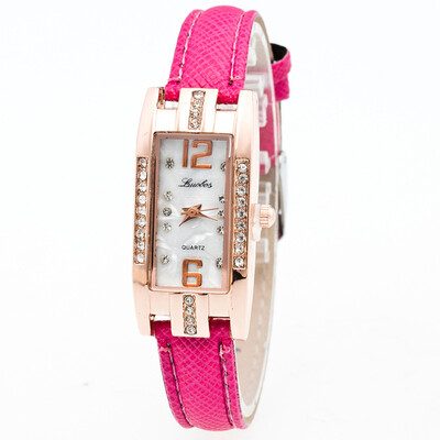 

Unique Square With Rhinestone Womens Watches Bayan Kol Saaty Fashion High Quality Featured Wristwatch Clock Horloge Dames