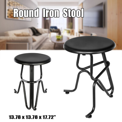 

Unique Iron Round Bar Stool Industrial Reteo Craft Furniture Cafe Chair