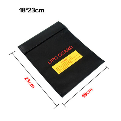 

Tailored LiPo Li-Po Battery Fireproof Safety Guard Safe Bag 1823CM BK