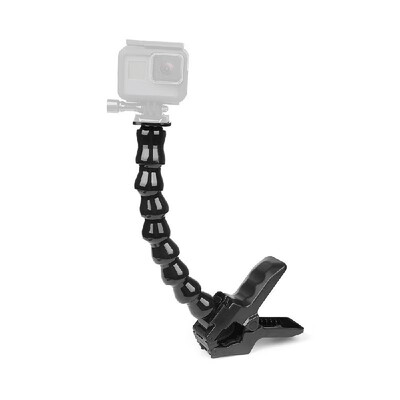 

Flexible Action Camera Clamp Mount Adjustable Bracket Holder Stand for GoPro Hero 7654 for SJCAM Xiaomi Yi 4K 4K Sports Camera