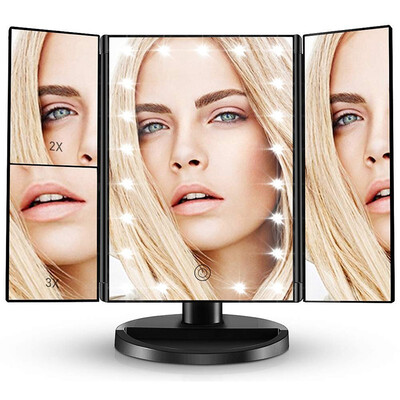 

YIDUN Led trifold makeup mirror 4313