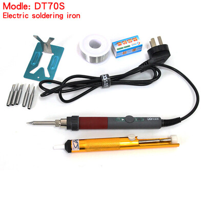 

Hight quality CXG DT70S 220V 70W Ceramic heater Thermostat soldering ironadjustable soldering iron Soldering station auto sleep