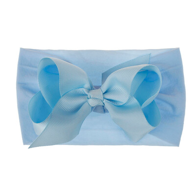 

SUNSIOM Soft Baby Girls Kids Toddler Bow Hairband Headband Turban Big Knot Head-Wrap New