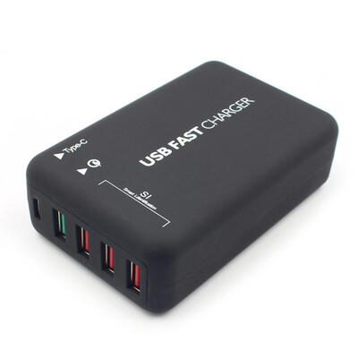 

4 USB Type-C Phone Wall Charger QC30 PD USB Fast Charging Adapter