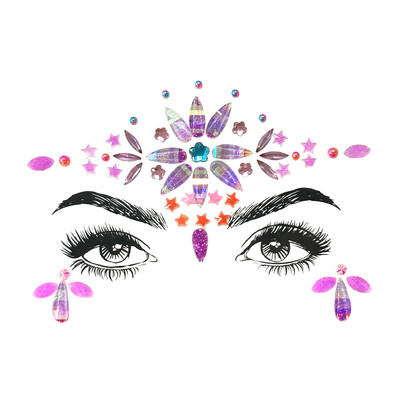 

〖Follure〗Face Gems Adhesive Glitter Jewel Tattoo Wedding Festival Rave Party Body Make Up