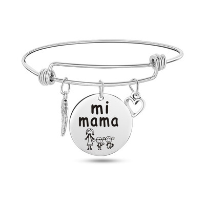 

Fashion Gift JewelrybraceletStainless steel roundwomen