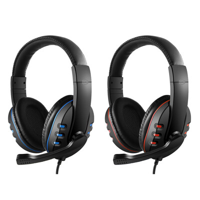 

35mm Wired Gaming Headphones Over Ear Game Headset Noise Canceling Earphone with Microphone Volume Control for PC Laptop Smart Ph