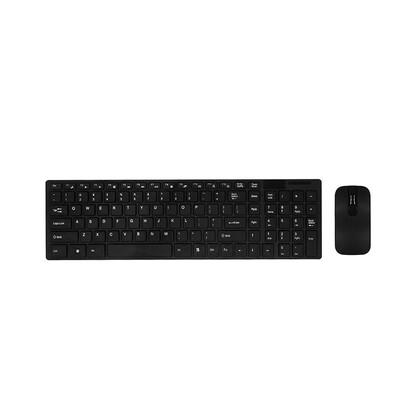

GuHo Gaming Keyboard Mouse Combo Wireless 24G Ultra Slim Mute Keyboard Mause Set with USB Adapter for PC Laptop Desktop